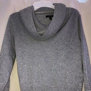 Sparkly silver sweater